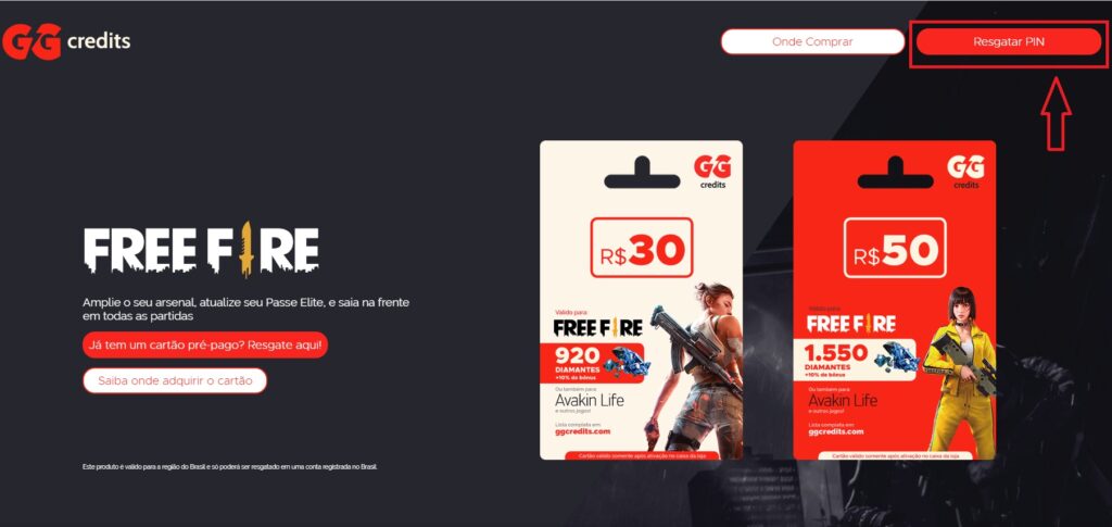 canjear código de fuego gratis